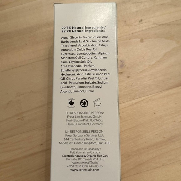 Scentuals VitaminC Facial Serum Hyaluronic Acid Edelweiss Plant Stem Cells 60 ml - Picture 6 of 8